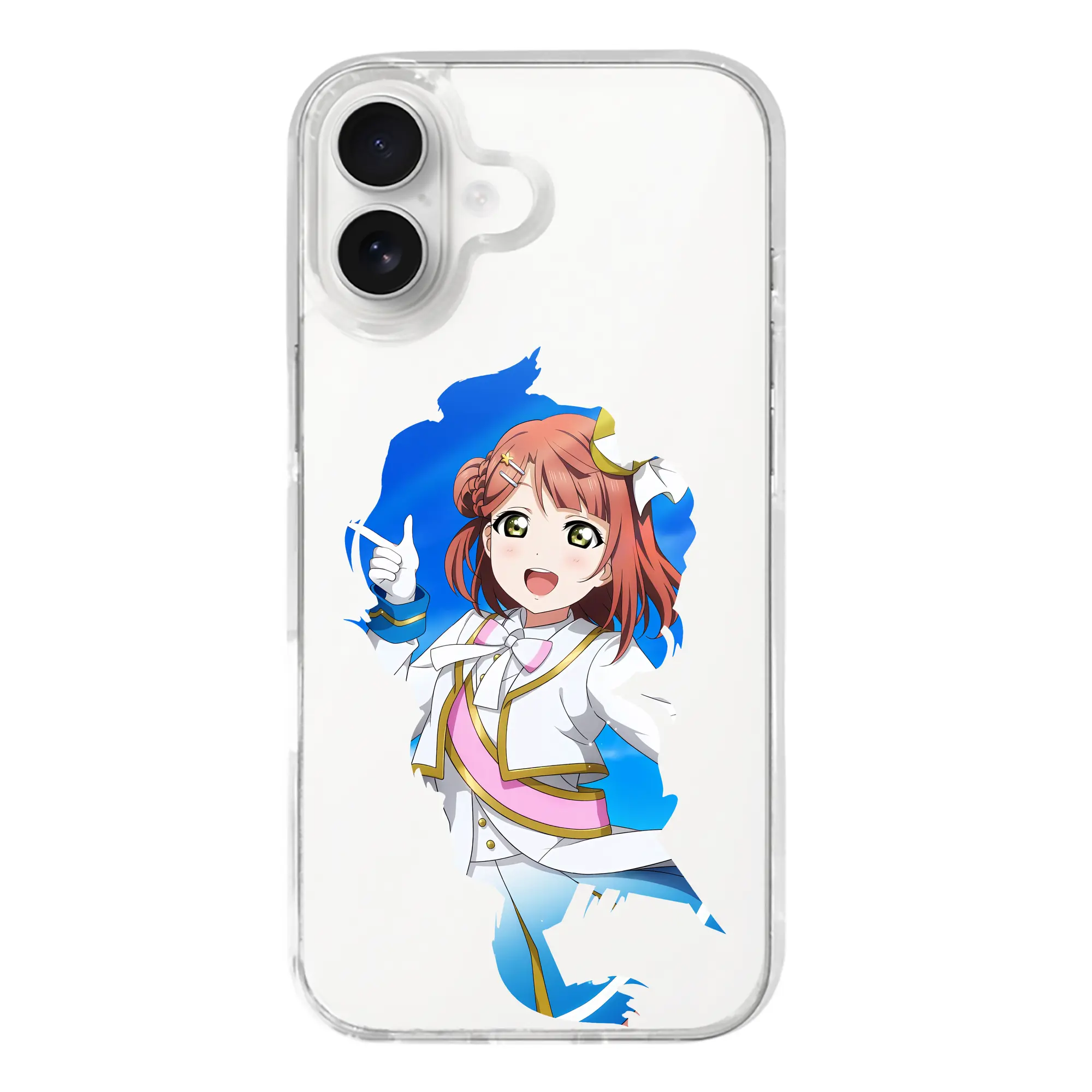 Love Live! グッズ,上原歩夢 - iPhone 17シリーズ 透明スマホケース – 薄型・耐衝撃・精密フィット保護カバー